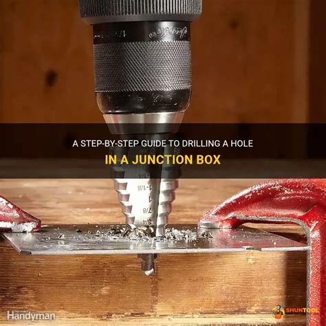 how to cut hole in junction box|step drill for junction box.